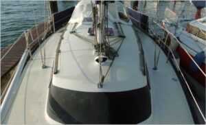 1982 Dufour 3800 Sail Boat - deck