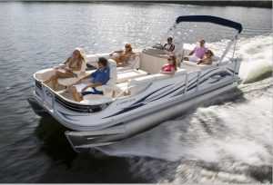 Seadoo Pontoon Boat - white